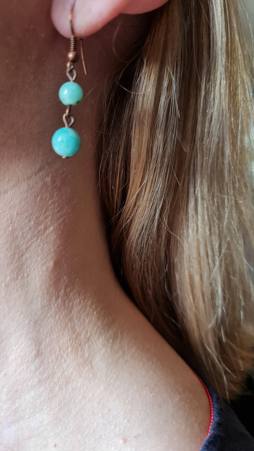 Sweetpea Aquamarine earrings